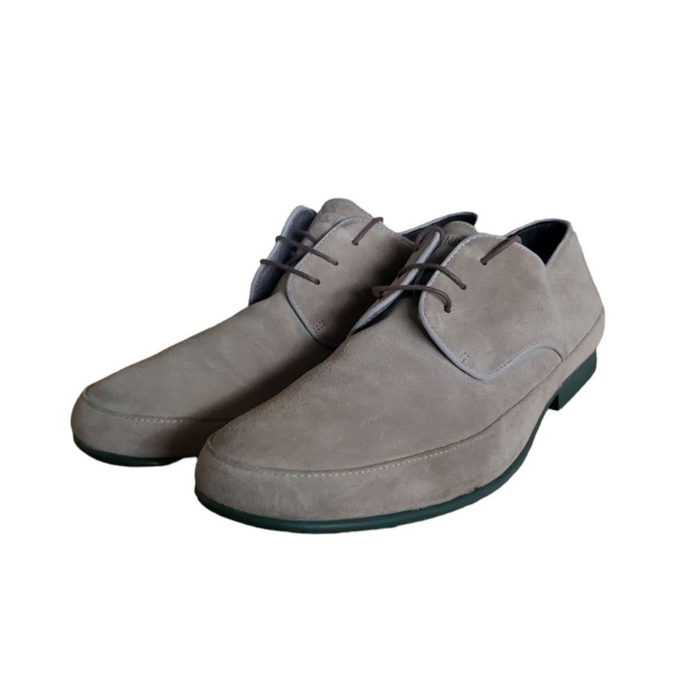 Camper Mauro Suede Slippers Gray Slip On Loafer Shoes Men's Size 44 US Size 11